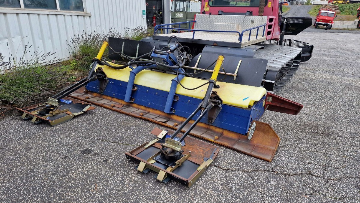 For PB100: rotary tiller + front blade with bucket + 2 tracks
